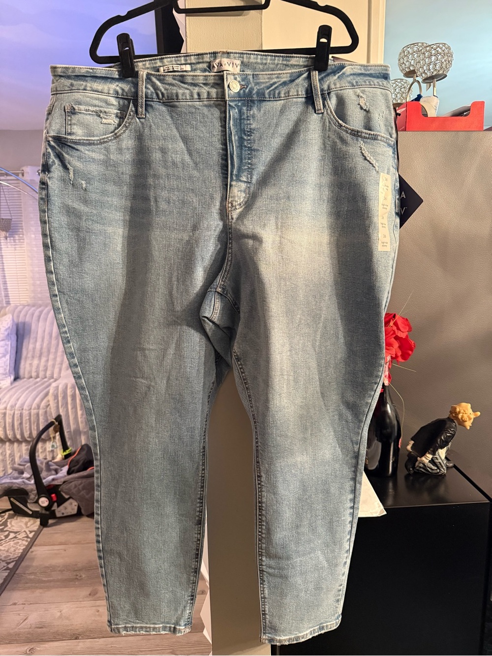 Ava & Viv Light Blue Boyfriend Jeans - Relaxed Women's Denim